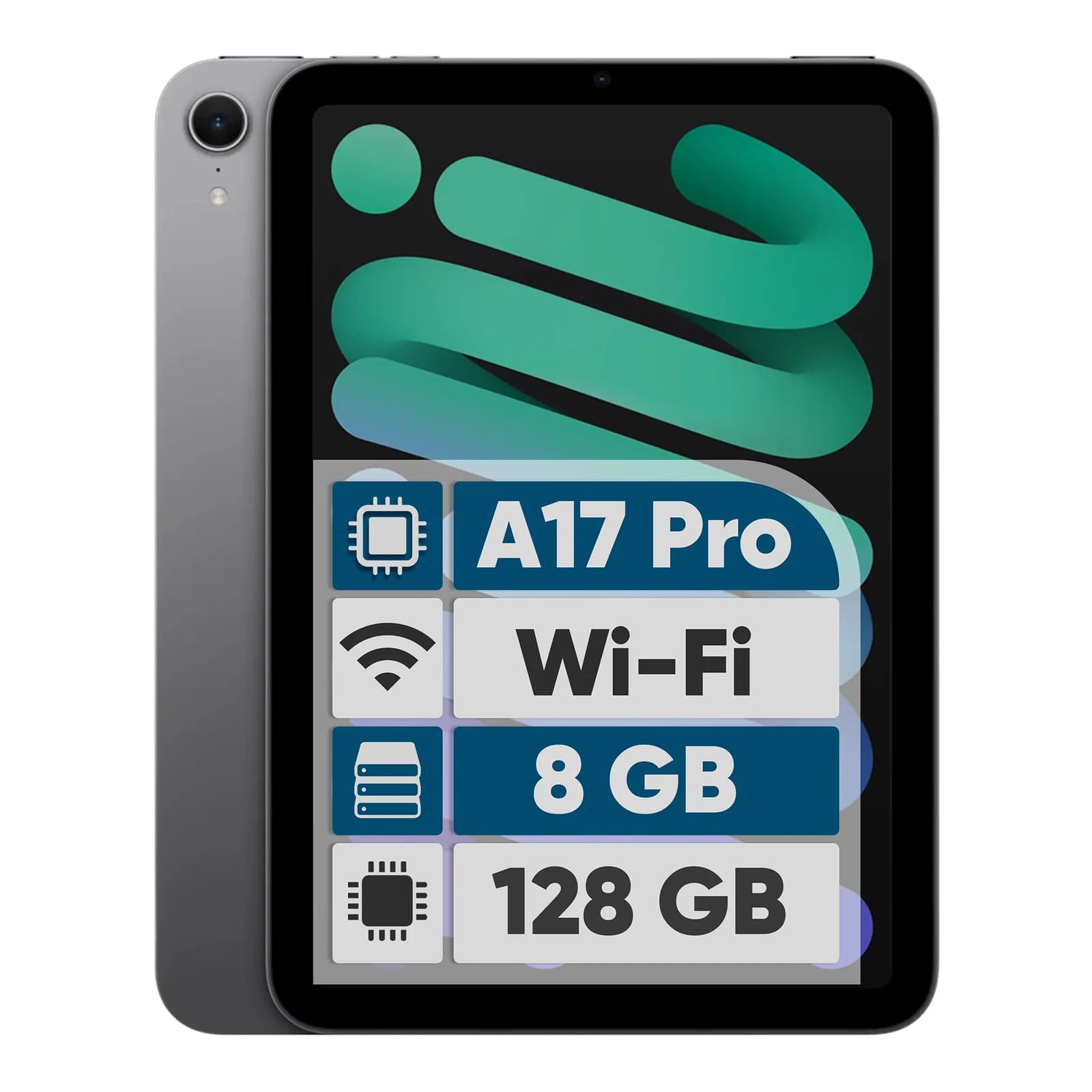 تبلت 8.3 اینچ اپل مدل iPad min 2024 Wi-Fi ni 7th Generatioظرفیت 128 گیگابایت و رم 8 گیگابایت