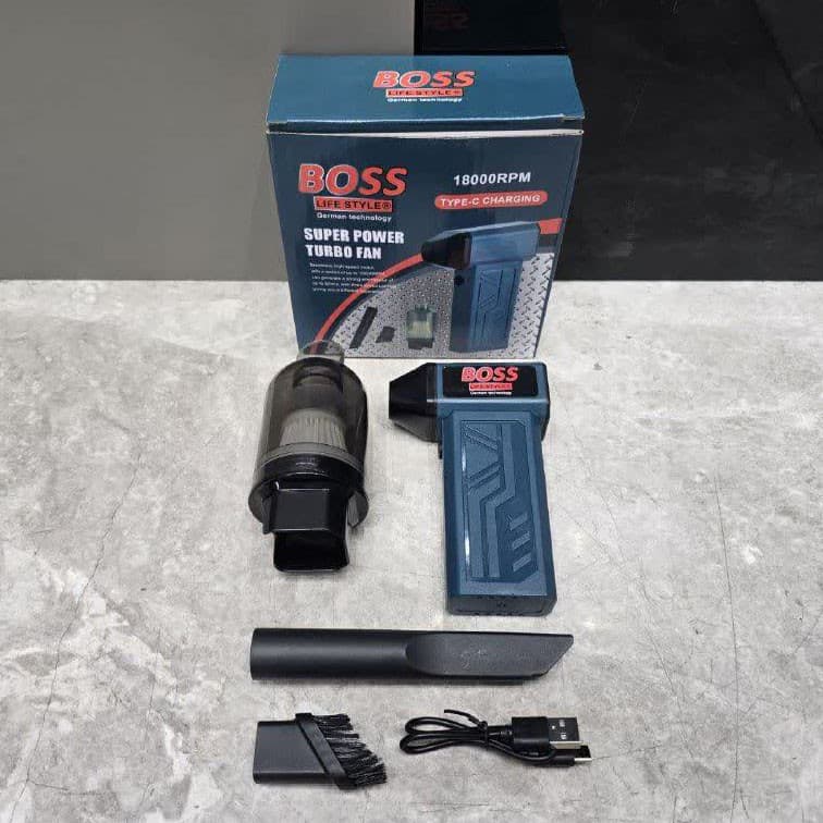 دستگاه دمنده شارژی 200 وات باس مدل جت فن BS-04 — تصویر ۵