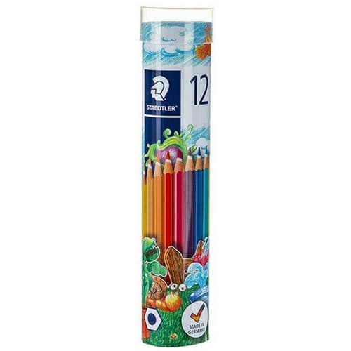 مداد رنگی 12 رنگ استوانه ای نوریس کلاب استدلر کد 144NMD12