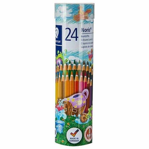 مداد رنگی 24 رنگ استوانه ای نوریس کلاب استدلر کد 144NMD24