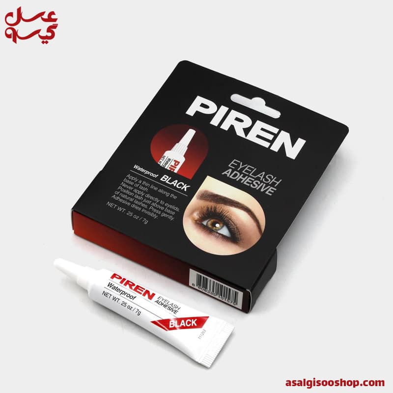چسب مژه موقت 7 گرم تیوپی پیرن Piren / کد 1425