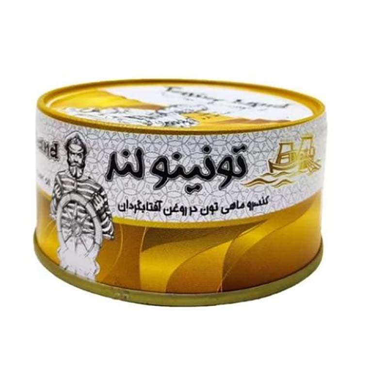 کنسرو تن ماهی در روغن آفتابگردان 180گ تونینولند