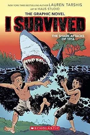 و دانلود نسخه کامل کتاب زبان اصلی I Survived the Shark Attacks of 1916: A Graphic Novel (I Survived Graphic Novel #2) (I Survived Graphix) | دانلود کتاب خارجی