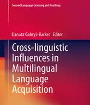 دانلود کتاب Cross-linguistic Influences in Multilingual Language Acquisition