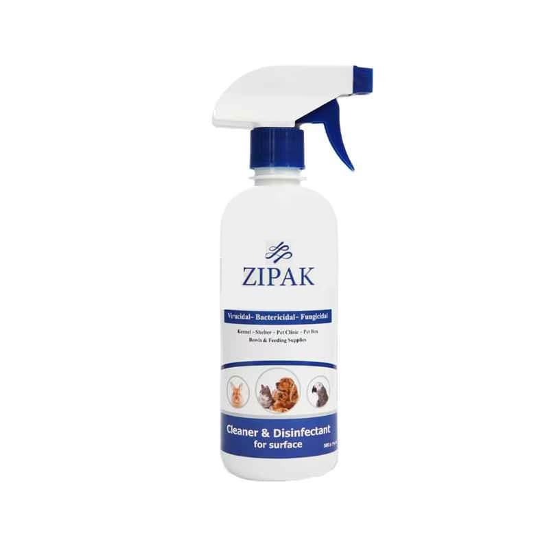 اسپری ضد عفونی محیط زیپک | ZIPAK غیر الکلی مناسب برای ضد عفونی محیط 500 ml — تصویر ۲