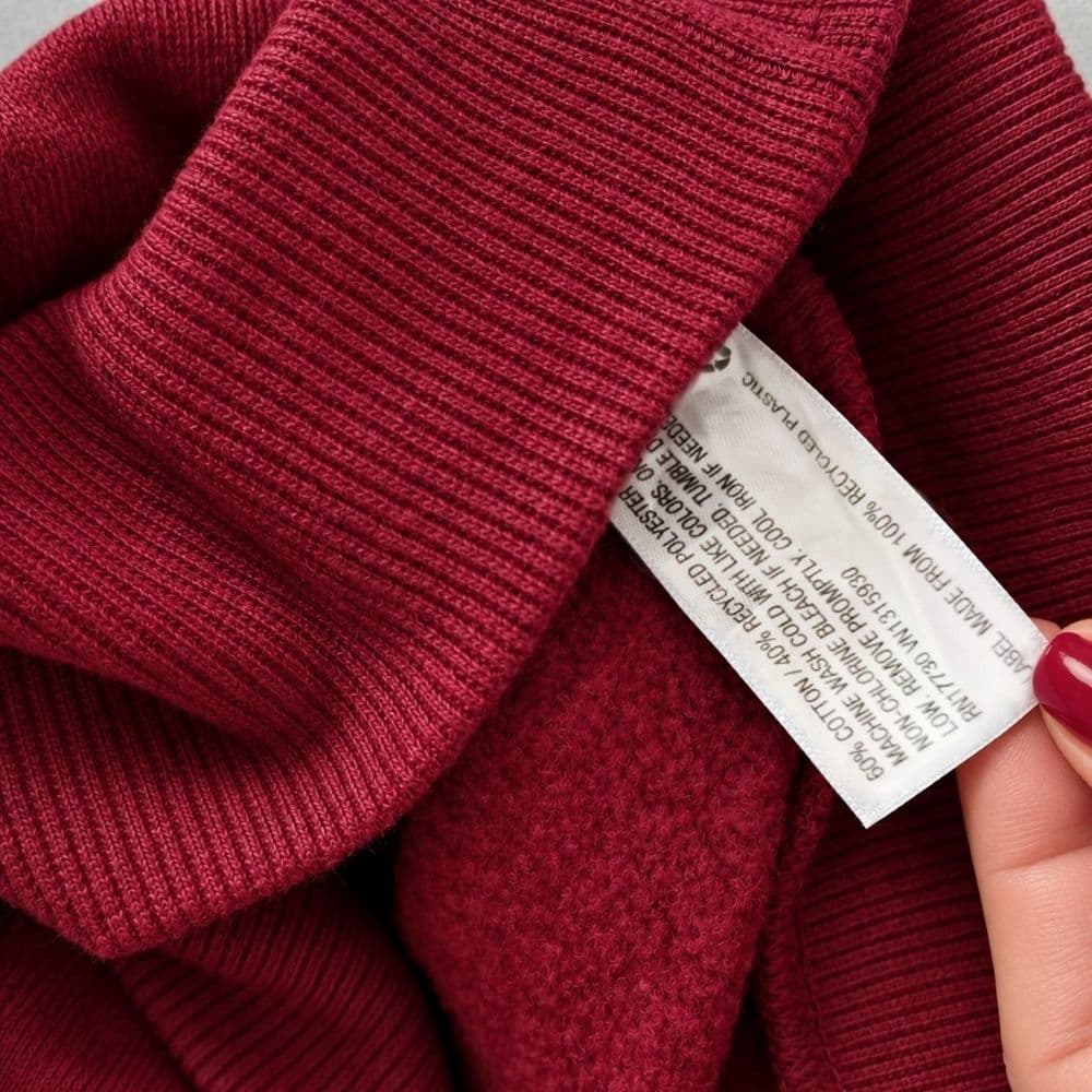 کراپ دورس زرشکی ساده برند wild fable وارداتی ویتنام سایز 36 تا 40 کد 3481 — تصویر ۵