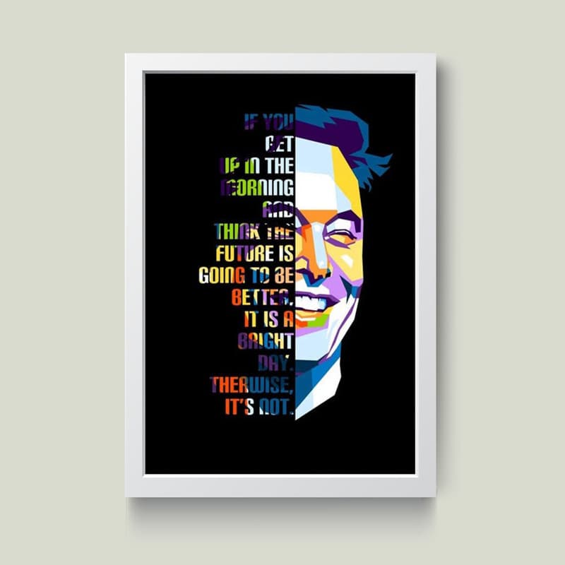 تابلو مدل ایلان ماسک Elon musk کد m2481-w