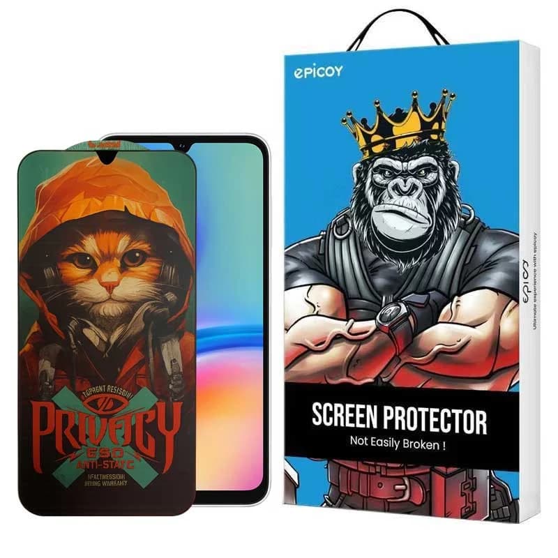 گلس پرایوسی اپیکوی مدل Privacy Hoodie Cat مناسب برای گوشی موبایل سامسونگ Galaxy A06s