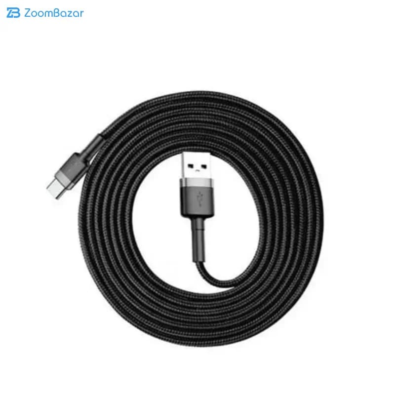 کابل تبدیل USB به USB-C باسئوس مدل CAFULE CATKLF-BG1 طول 1 متر — تصویر ۷