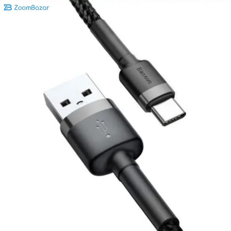کابل تبدیل USB به USB-C باسئوس مدل CAFULE CATKLF-BG1 طول 1 متر — تصویر ۶