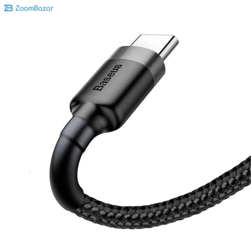 کابل تبدیل USB به USB-C باسئوس مدل CAFULE CATKLF-BG1 طول 1 متر — تصویر ۸