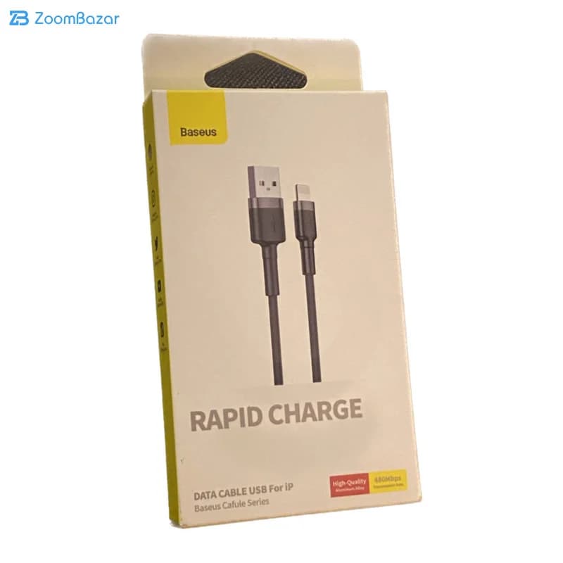 کابل تبدیل USB به USB-C باسئوس مدل CAFULE CATKLF-BG1 طول 1 متر — تصویر ۳