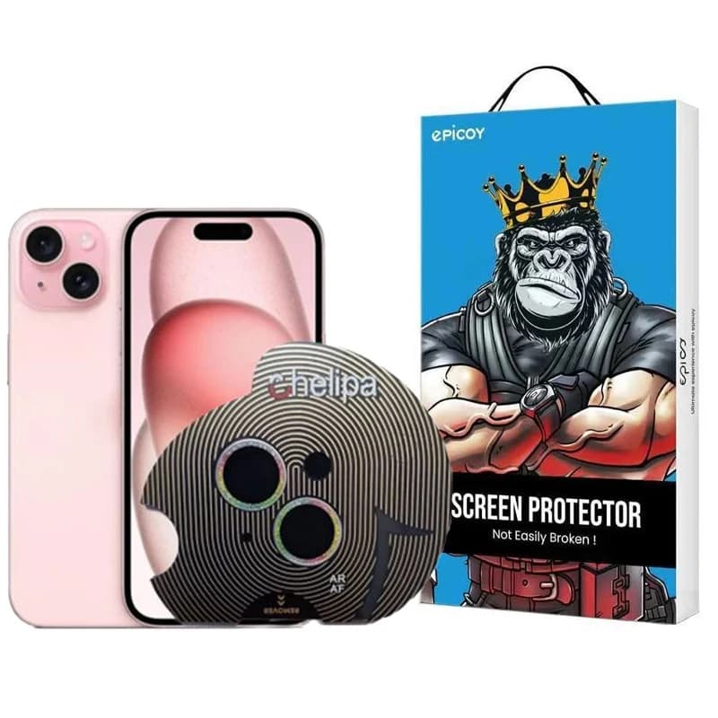 محافظ لنز دوربین اپیکوی مدل Chelipa Shine مناسب برای گوشی موبایل اپل iPhone 13 / 13 Mini