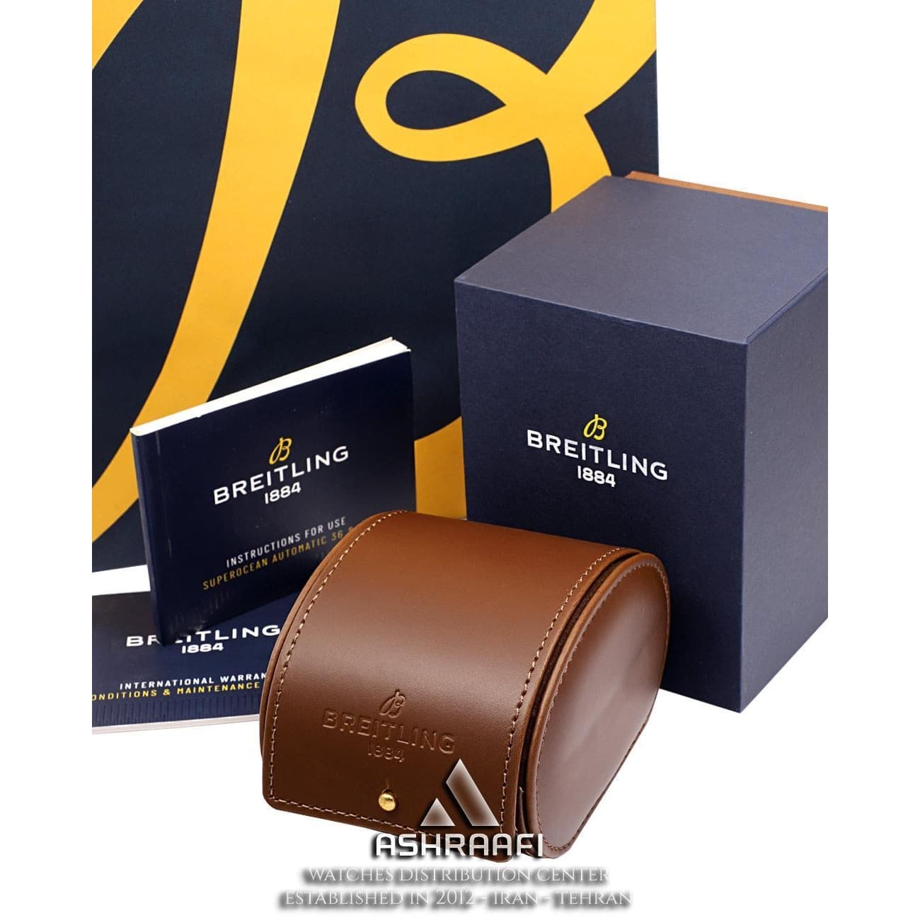 جعبه اورجینال ساعت برایتلینگ Breitling box 01
