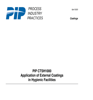 PIP CTSH1000- 2020- Application of External Coatings in Hygienic Facilities