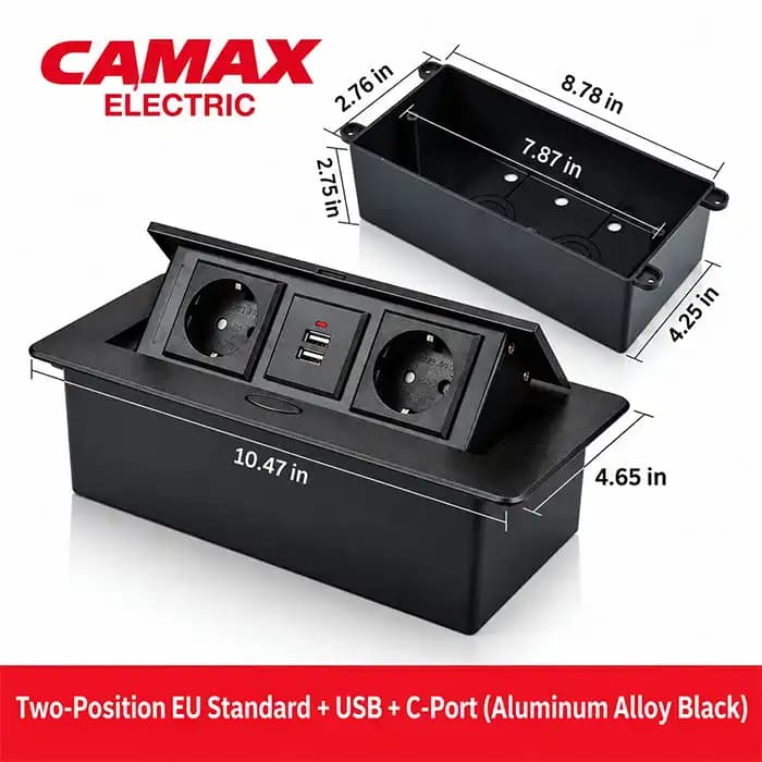 پریز تو کار کابینتی با پورت usb مدلT266