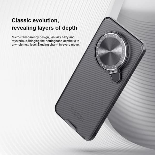 گارد نیمه شفاف کمرا استند Huawei Mate 70 مارک نیلکین مدل Camshield Prop Clear — تصویر ۳