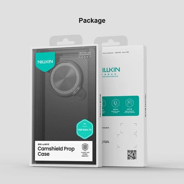 گارد نیمه شفاف کمرا استند Huawei Mate 70 مارک نیلکین مدل Camshield Prop Clear — تصویر ۴