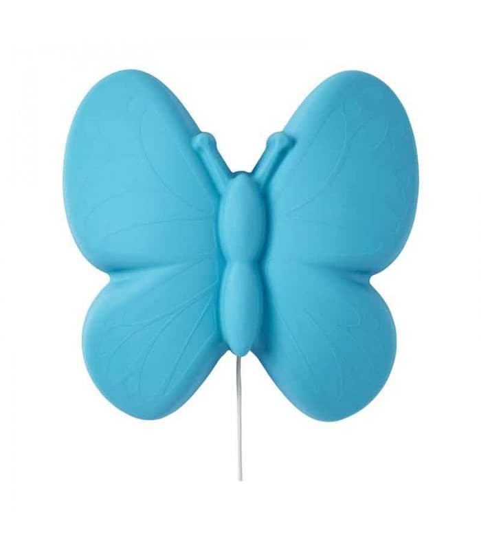 چراغ خواب LED دیواری ایکیا مدل UPPLYST طرح پروانه آبی