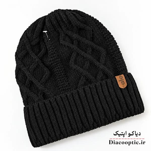 کلاه تک مردانه خزدار مدل بافتنی کد 1238 — تصویر ۴