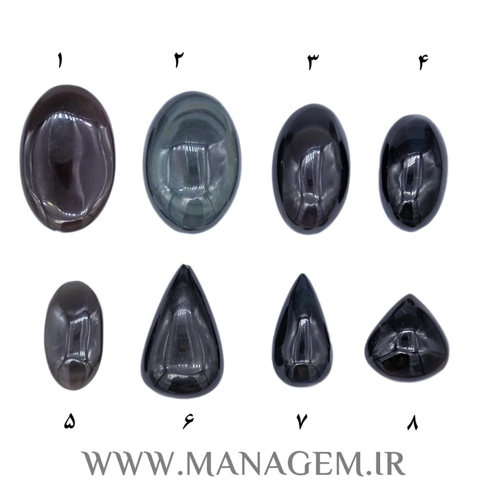 نگین ابسیدین رنگین کمانی