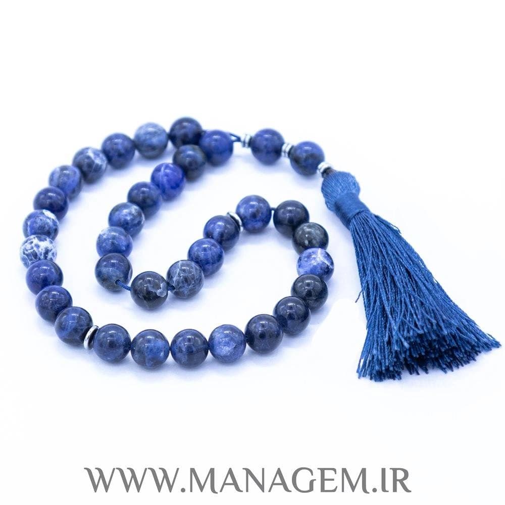 تسبیح سودالیت ۳۳ دانه‌ای
