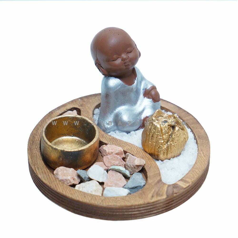 ذن گاردن طرح بودا نقره ای