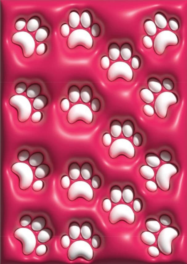 فرش پنجول گربه ای | فرش سه بعدی (3D) صائب | کد : 8149