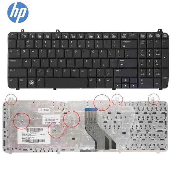 کیبورد لپ تاپ HP Pavilion DV6-2000