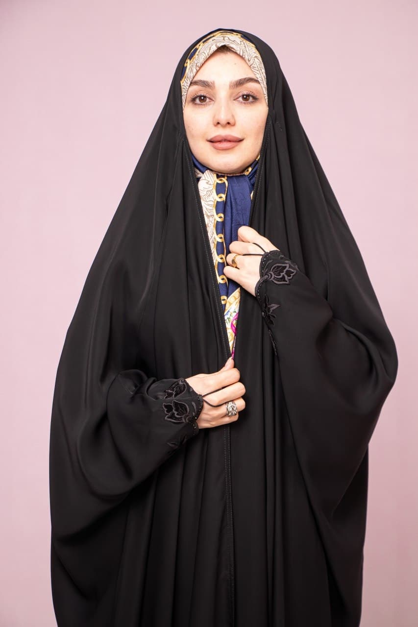 چادر عبا گلدوزی لاله