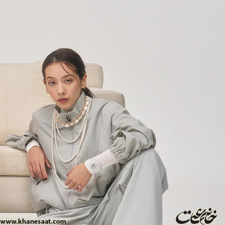 ساعت زنانه جی شاک کاسیو مدل GMA-P2100M-7A رنگ سفید — تصویر ۸