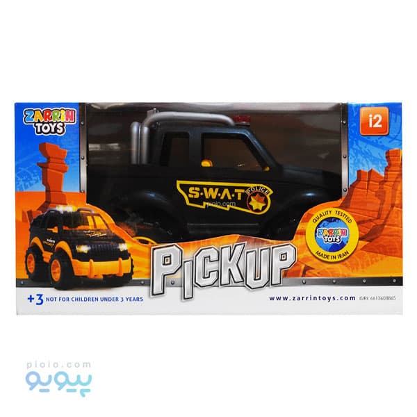 ماشین پلیس زرین تویز مدل PICKUP
