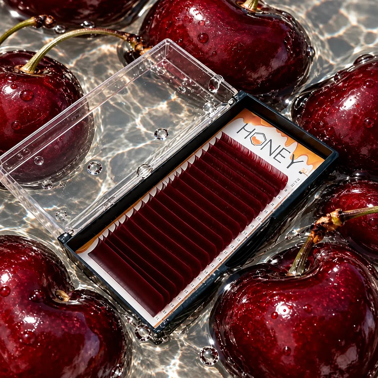 پالت مژه هانی تم چری (Cherry)
