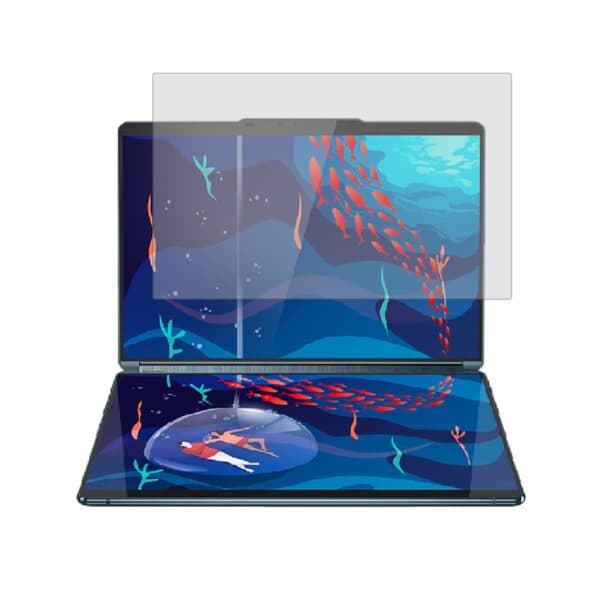 گلس لپ تاپ لنوو Yoga Book 9i مدل نانو هیدروژل شفاف برند راک اسپیس