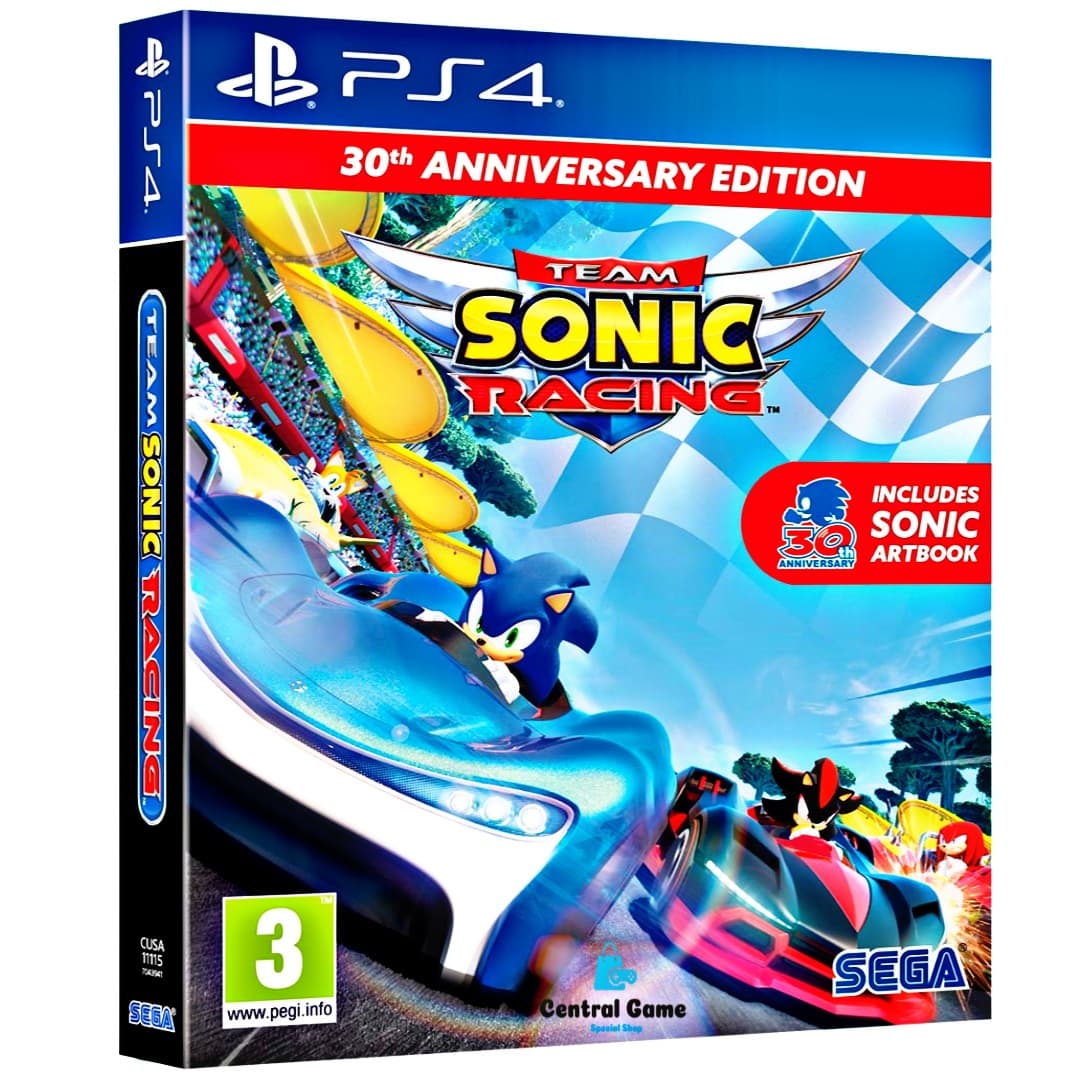 دیسک بازی Team Sonic Racing 30th Anniversary Edition Ps4 آکبند