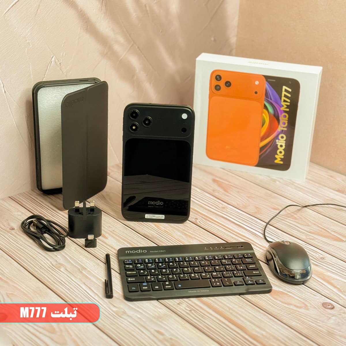 تبلت مودیو مدل MODIO M777 صفحه نمایش 7 اینچ حافظه 512 گیگابایت رم 6 گیگابایت همراه با کد فعالسازی دائمی(رجیستر) — تصویر ۲