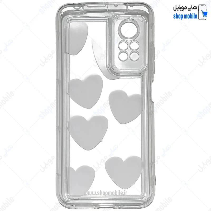 قاب گوشی شیائومی ردمی نوت 12 پرو 4G (کاور فانتزی طرح قلب صورتی) — تصویر ۲