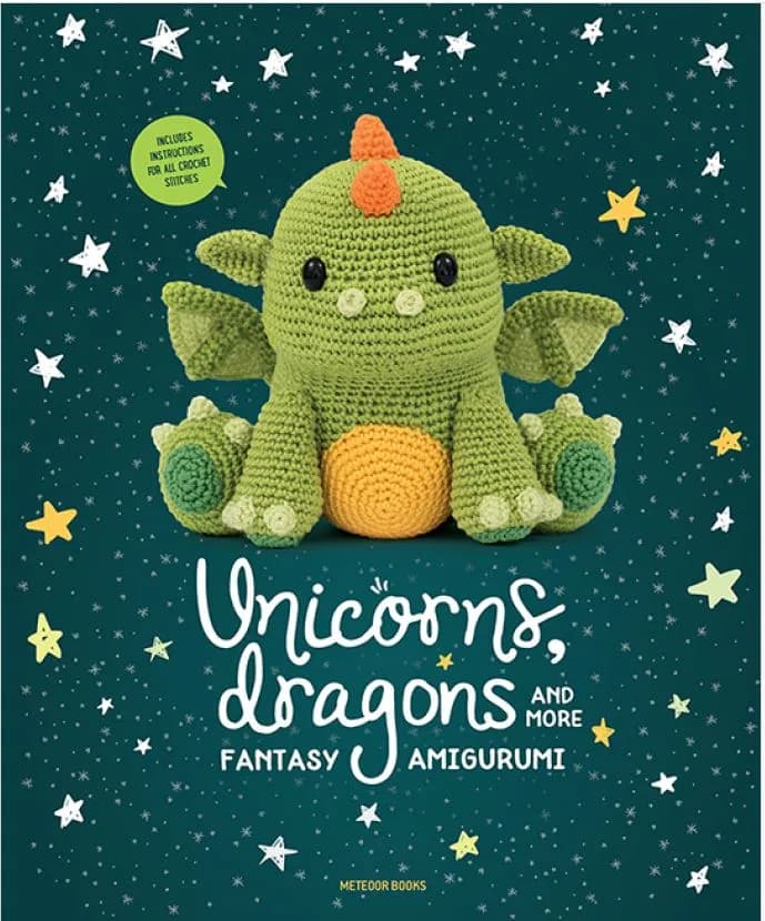 و دانلود نسخه کامل کتاب Unicorns, Dragons and More Fantasy Amigurumi