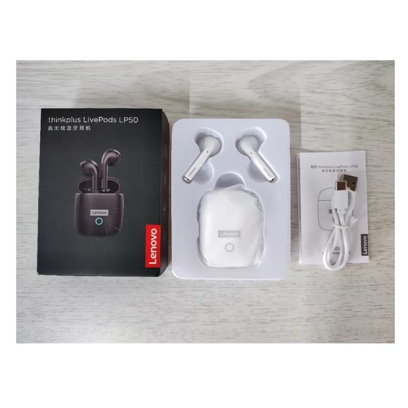 هدست مخصوص بازی بلوتوثی لنوو مدل MOM NEW LP50 2022 — تصویر ۳