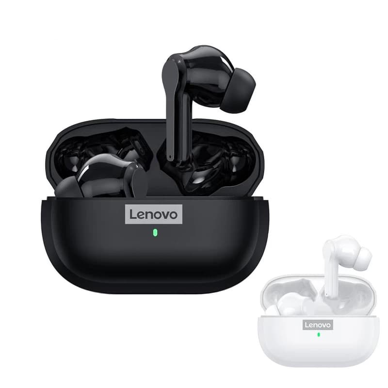 هدست مخصوص بازی بلوتوثی لنوو مدل MEH EARPHONE LP1S ANC — تصویر ۲