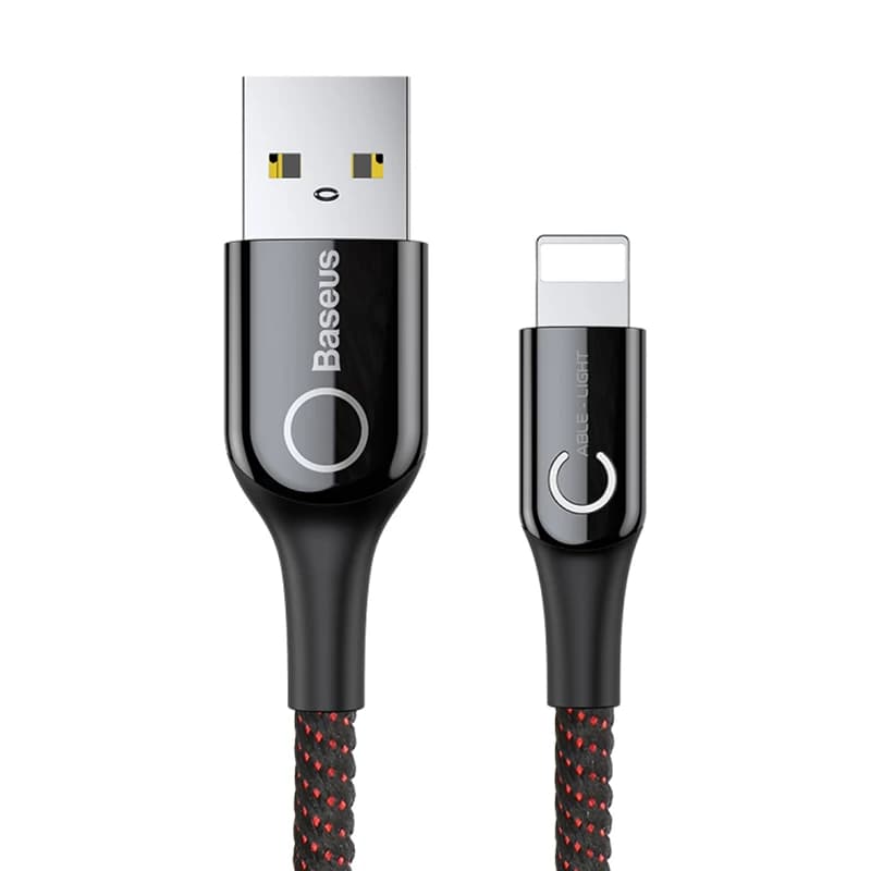کابل تبدیل USB به لایتنینگ باسئوس مدل CD_01 C-SHAPED طول 1 متر