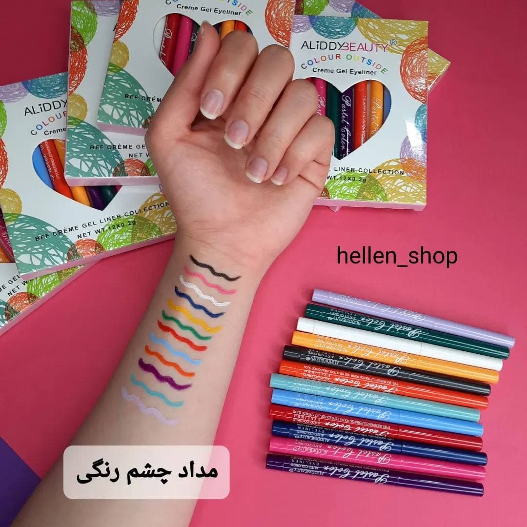 پک مداد چشم رنگی