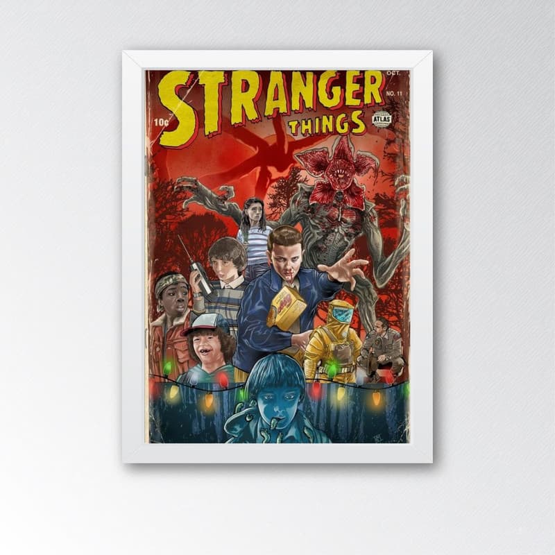 تابلو میس فریم مدل هفال مدل stranger things