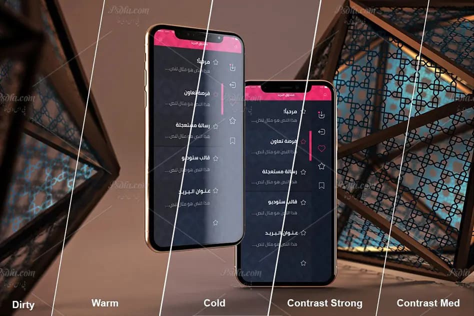 موکاپ گوشی آیفون ایکس اس – iPhone XS mockup — تصویر ۳