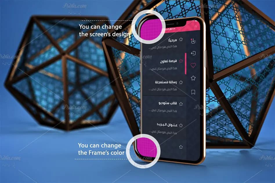 موکاپ گوشی آیفون ایکس اس – iPhone XS mockup — تصویر ۲