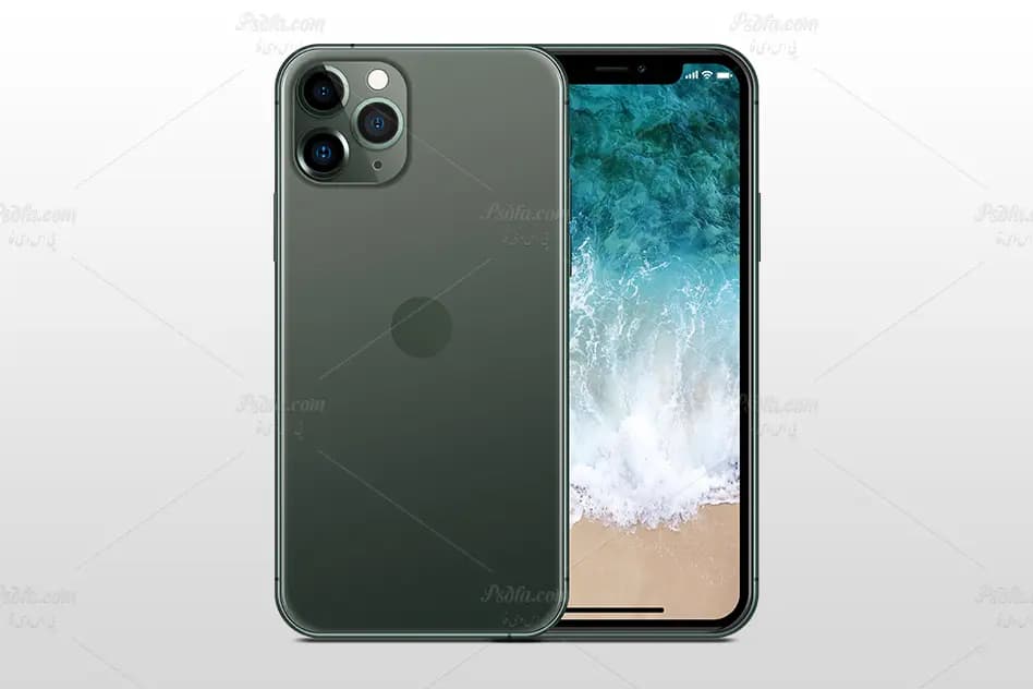 موکاپ گوشی آیفون 11 با چهار رنگ متنوع – iPhone 11 Mockups — تصویر ۴