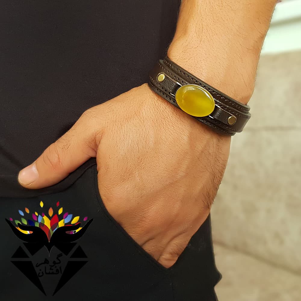 دستبند عقیق شرف الشمس اصل اسپرت D1439
