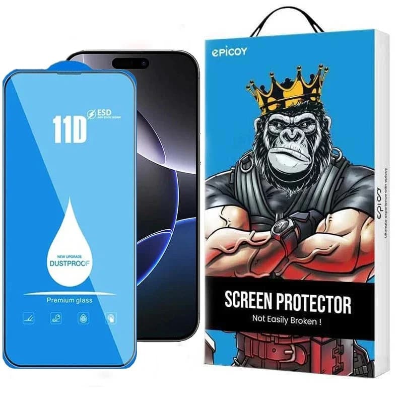 گلس 11D اپیکوی مدل Blue ESD مناسب برای گوشی موبایل اپل iPhone 17 Pro Max
