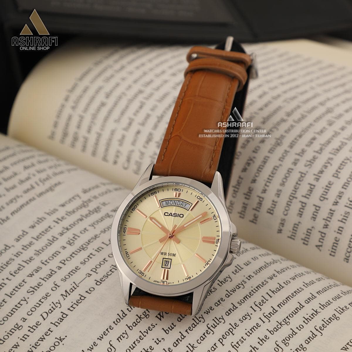 ساعت کاسیو اورجینال بند چرمی Casio MTP-1381L-9AV — تصویر ۲