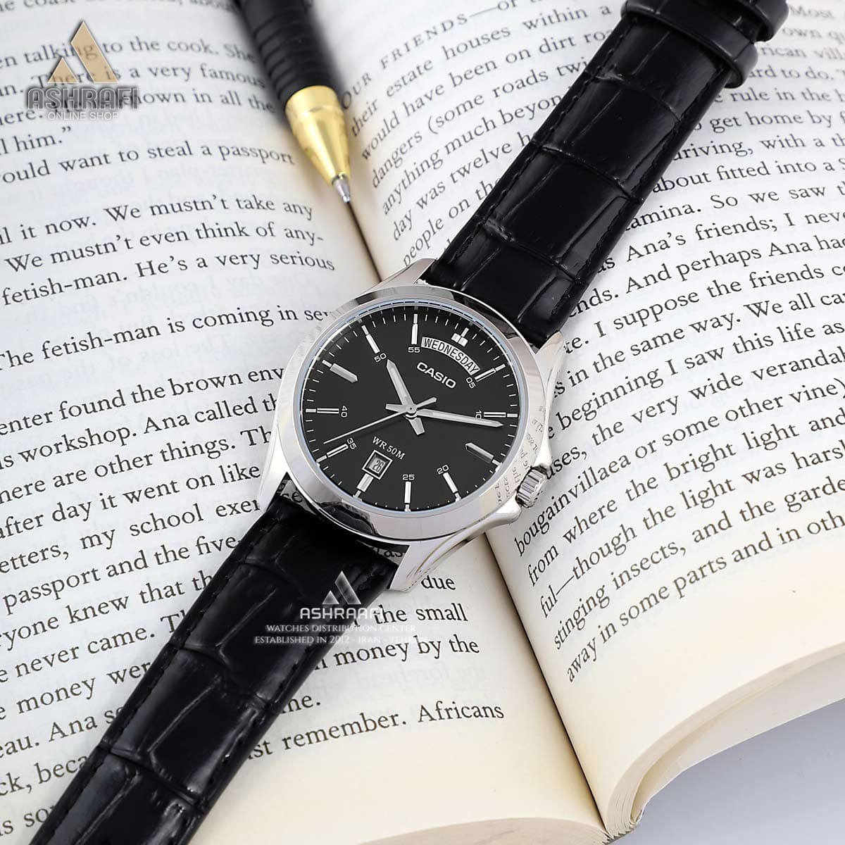 ساعت کاسیو اورجینال بند چرمی Casio MTP-1370L-1A — تصویر ۳